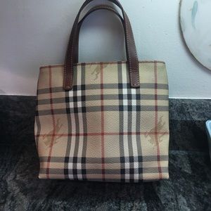 Burberry check bag. Authentic near perfect